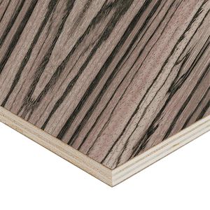 Zebrano Double Sided Furniture Board 2500 x 1220 x 15mm (3 Pack)