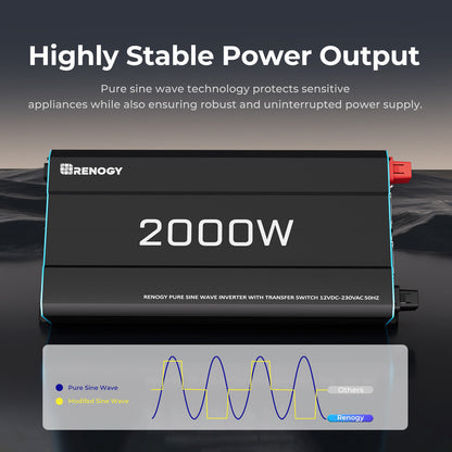 12V 3000W Pure Sine Wave Inverter with UPS Backup