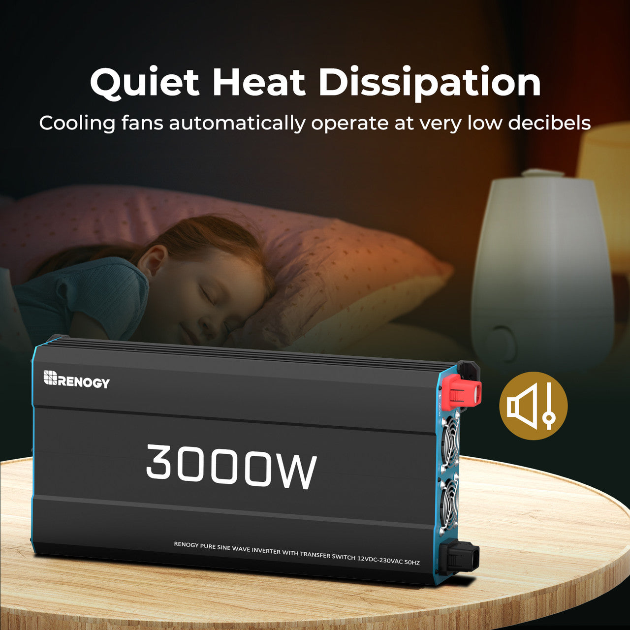 12V 3000W Pure Sine Wave Inverter with UPS Backup