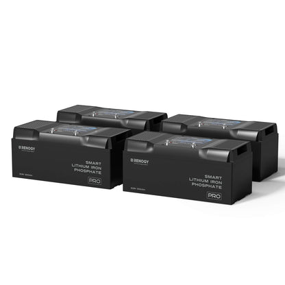 Pro-12V 200Ah Deep Cycle Lithium Iron Phosphate Battery w/Bluetooth & Self-heating Function