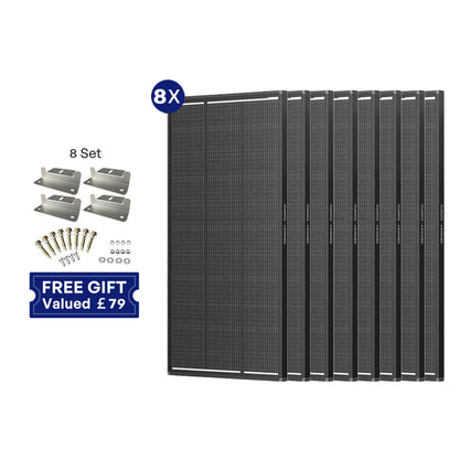 ShadowFlux 12V 200W Anti-Shading Solar Panel