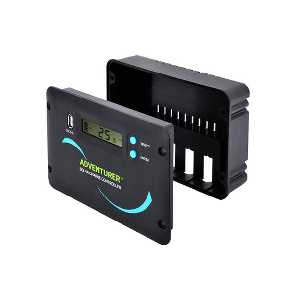 Adventurer Li 30A PWM Flush Mount Charge Controller w/ LCD