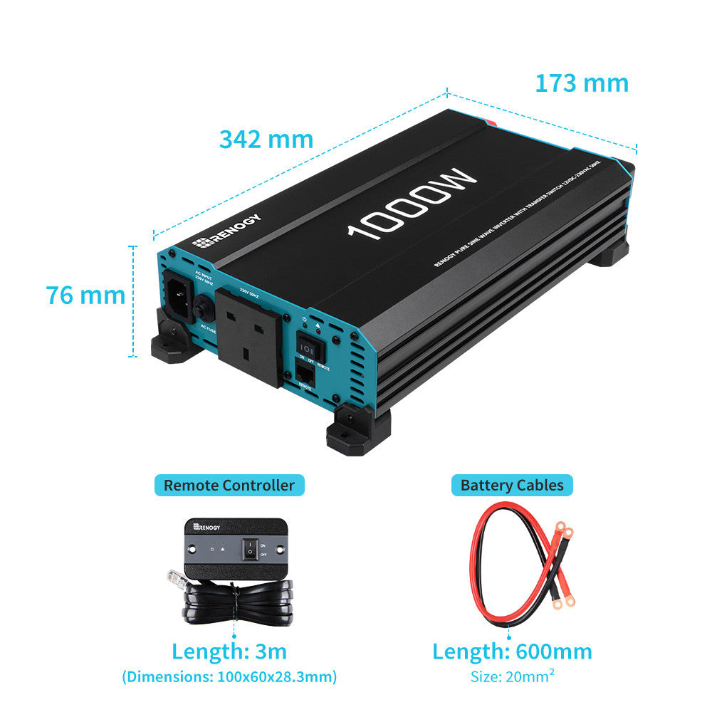 12V 3000W Pure Sine Wave Inverter with UPS Backup