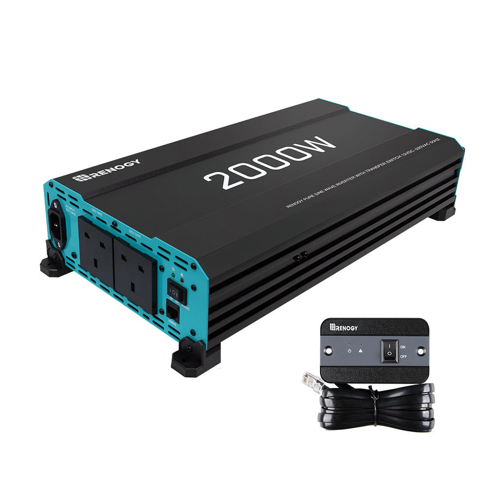 12V 2000W Pure Sine Wave Inverter with UPS Backup