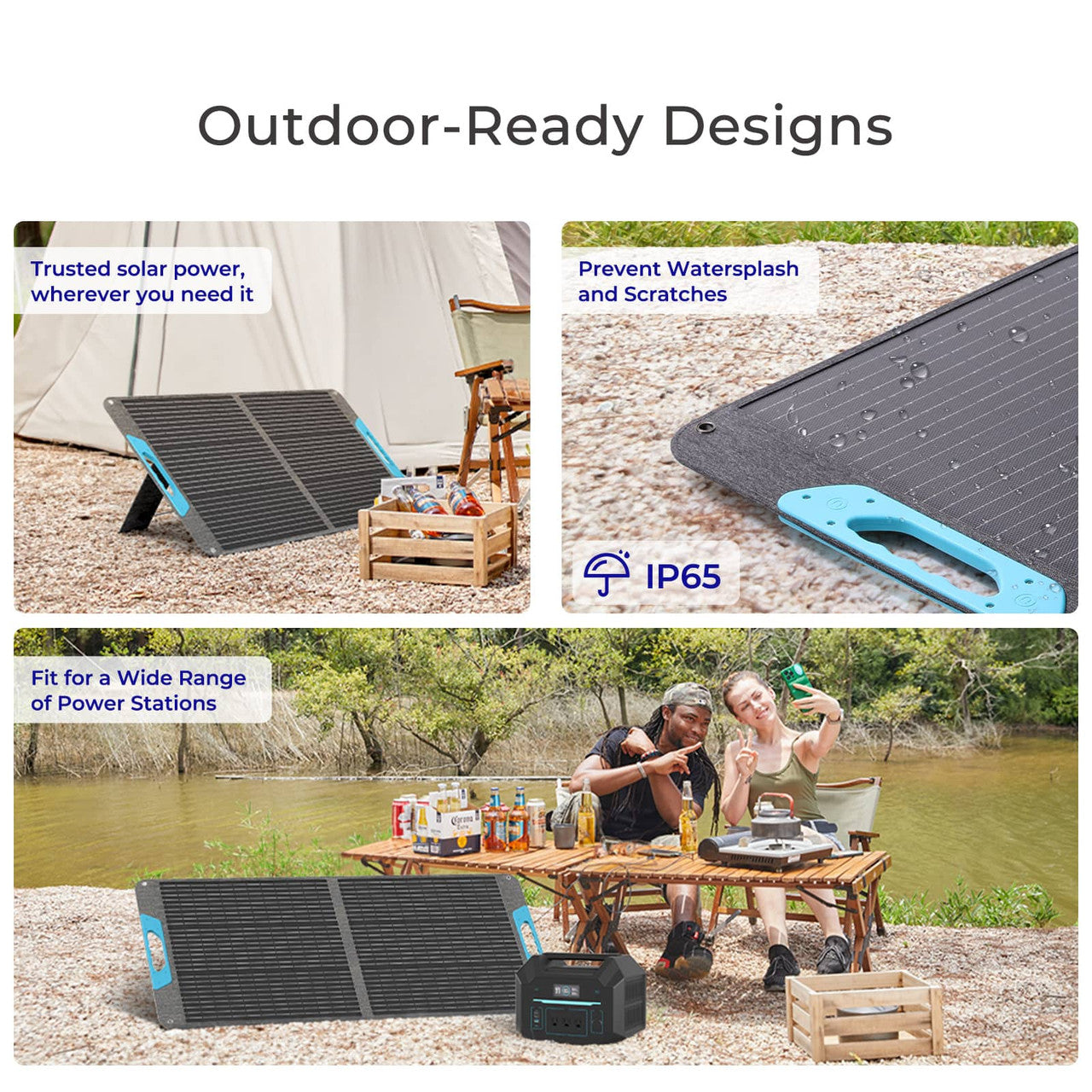 100W Portable Solar Panel