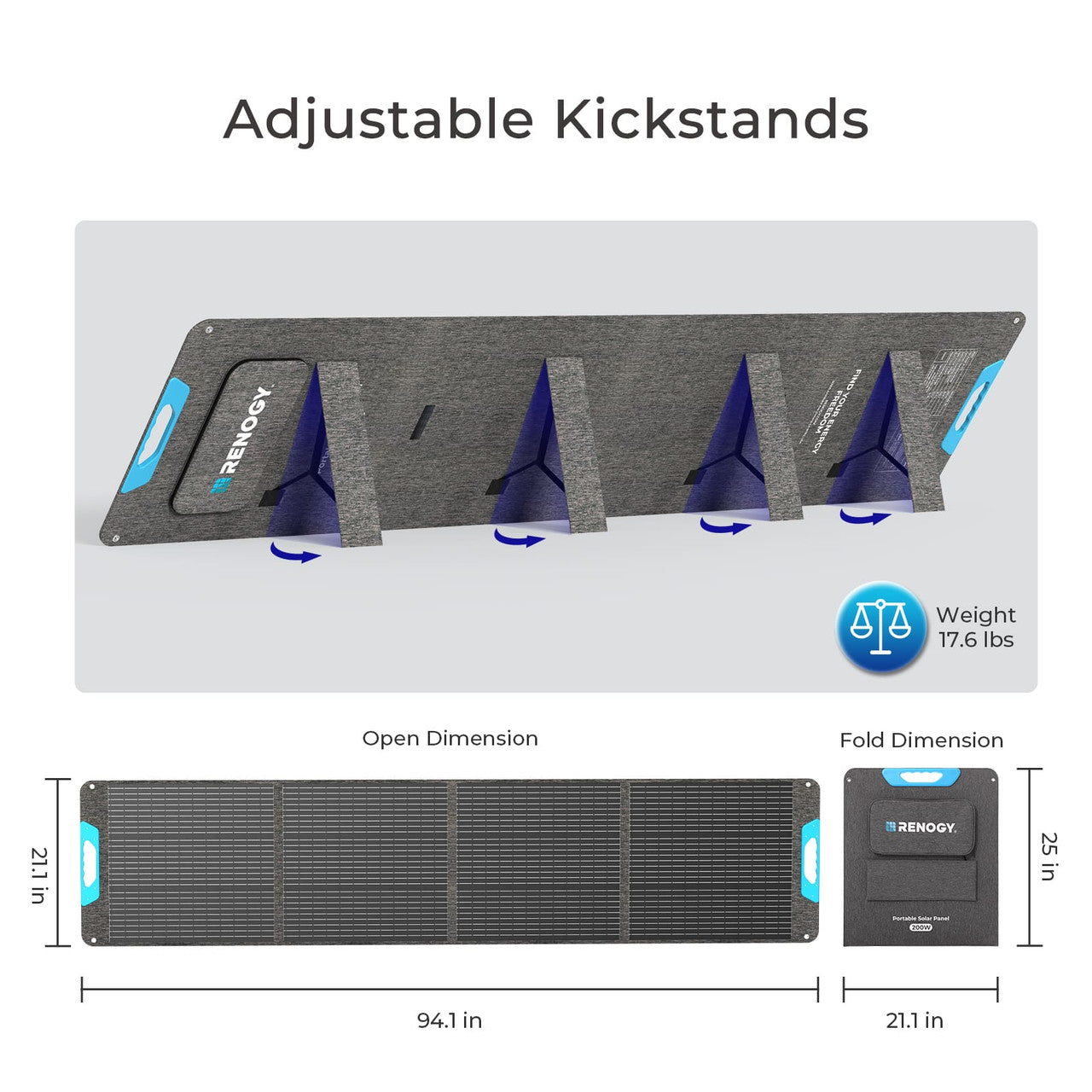 200W Portable Solar Panel