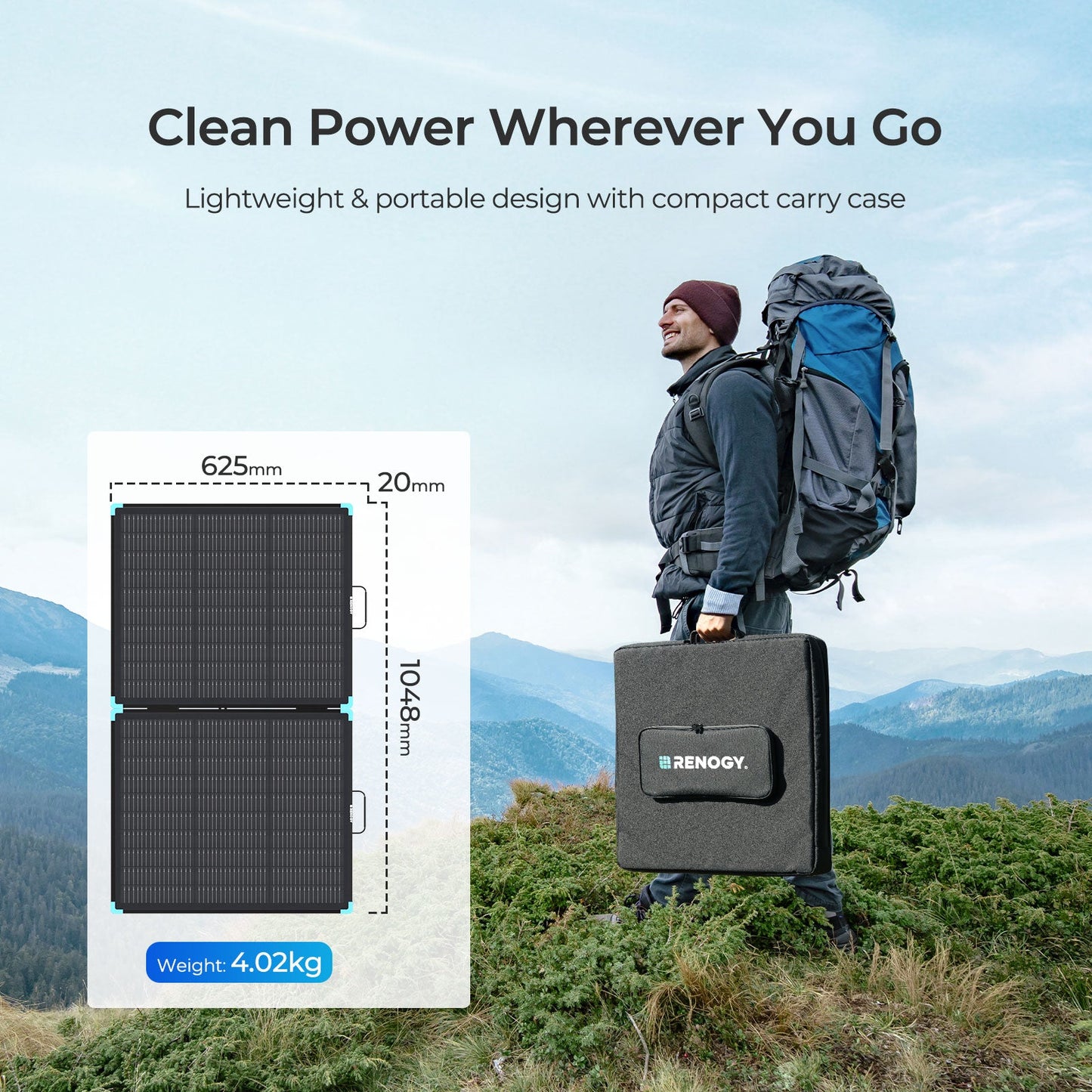 400W Lightweight Portable Solar Suitcase