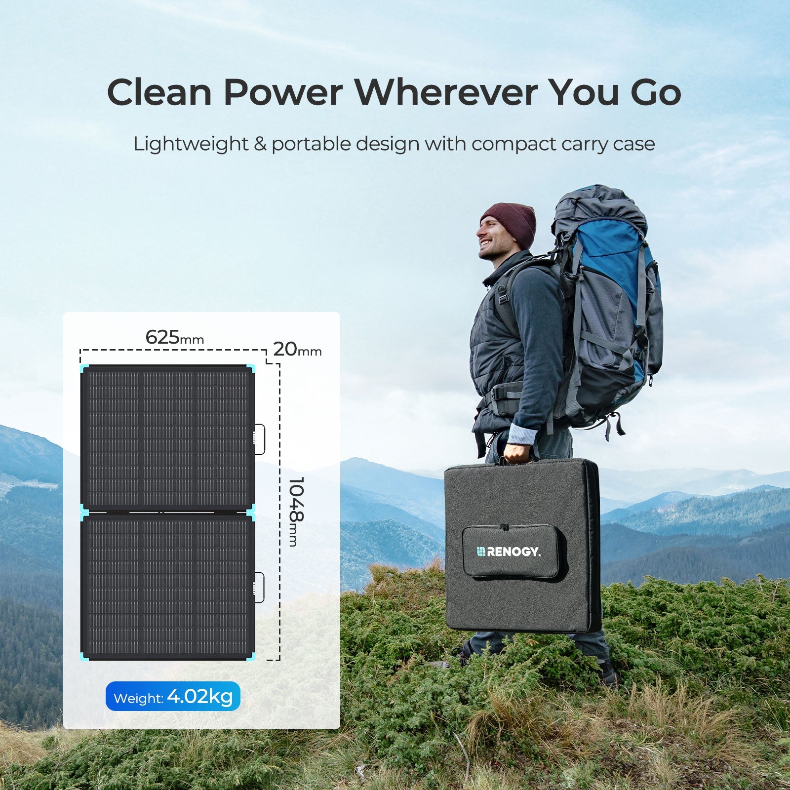 400W Lightweight Portable Solar Suitcase
