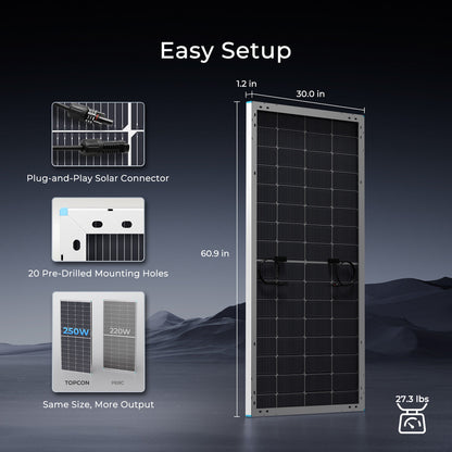 16BB N-Type 250W Solar Panel