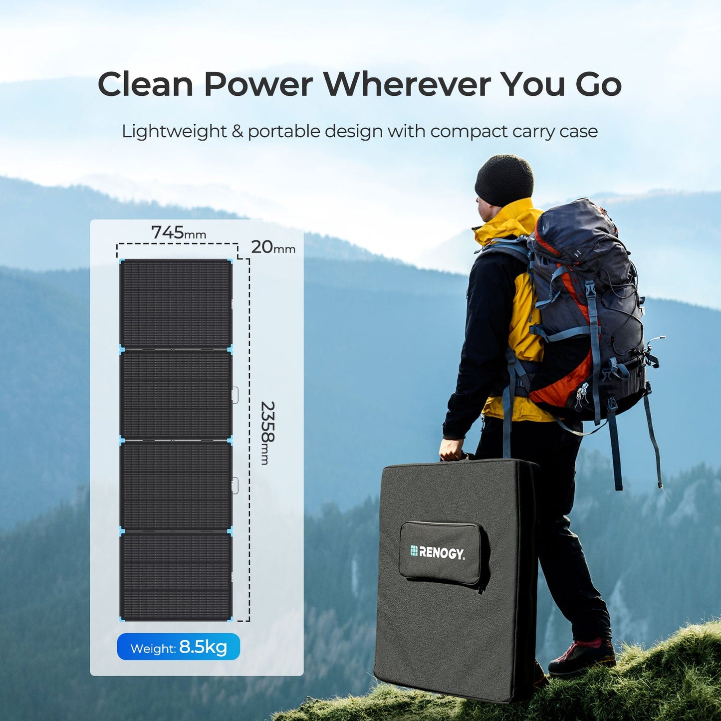 400W Lightweight Portable Solar Suitcase