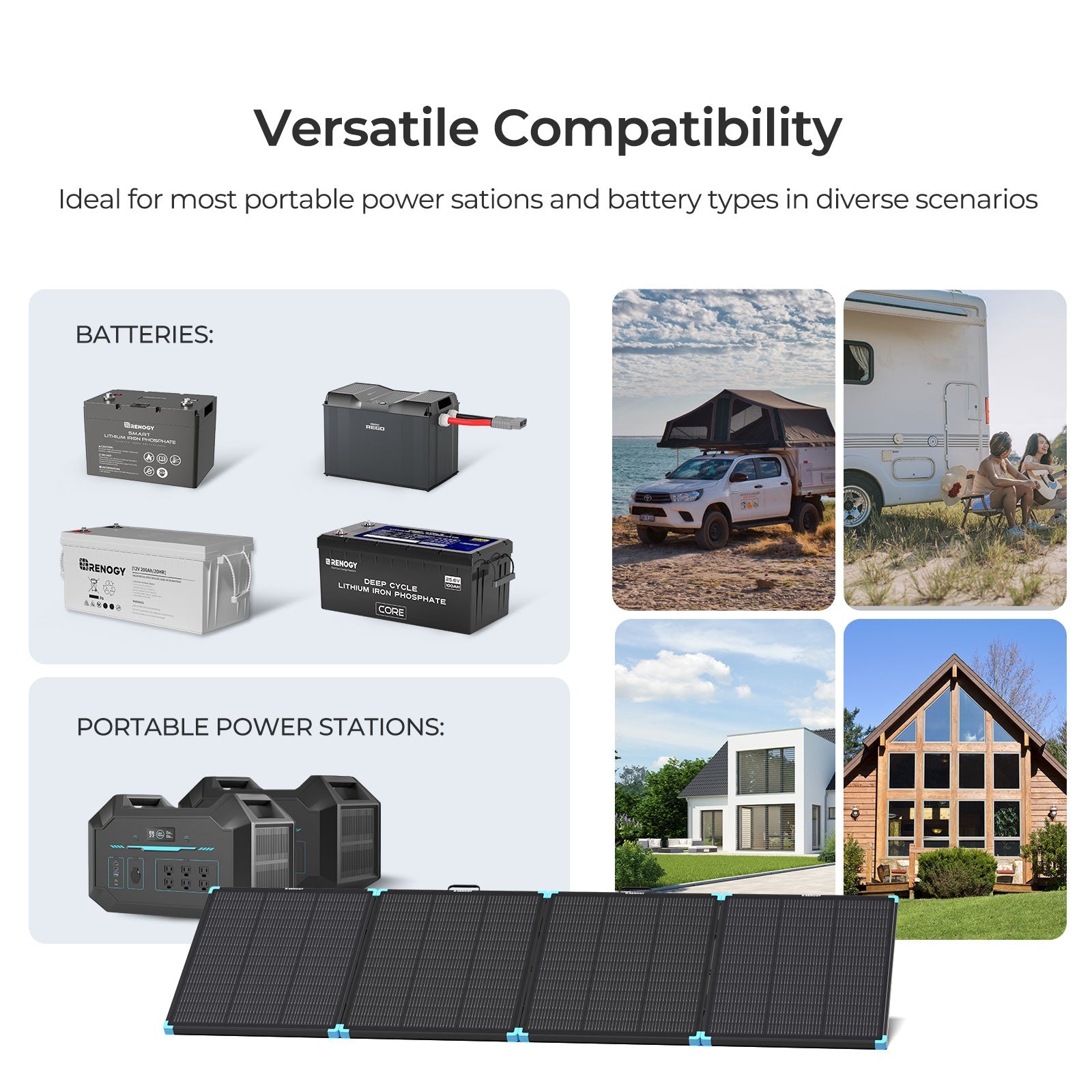 400W Lightweight Portable Solar Suitcase