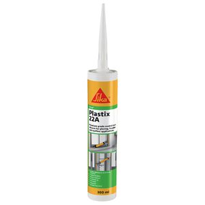 Sika Plastix 22A Premium Grade Silicone Sealant 300ml Black