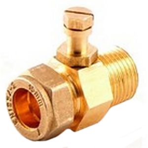 Inline Test Point 1/2" Male to 22mm