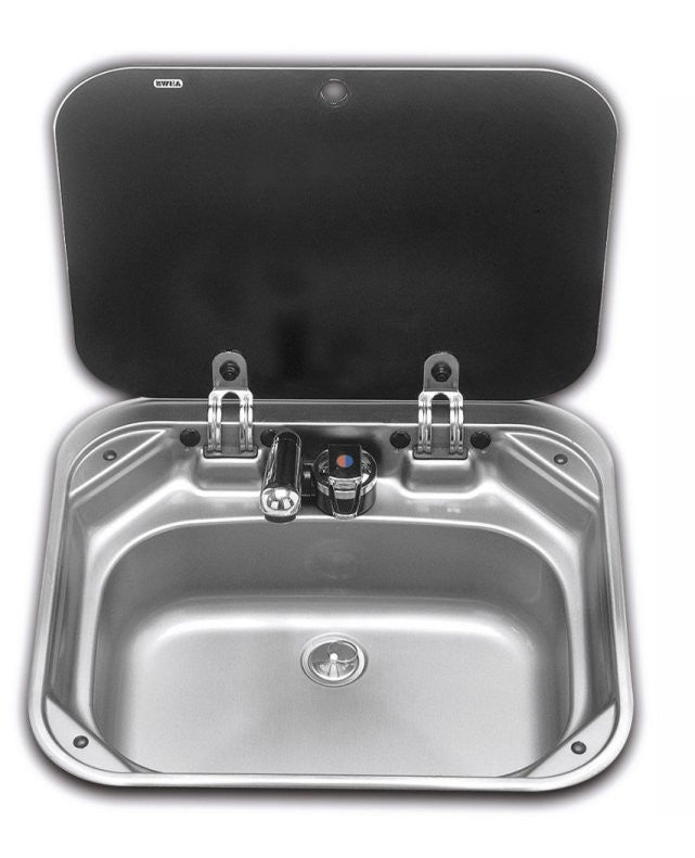 Dometic-Smev 8005 Sink & Smev 8002 2 Burner Hob Combo