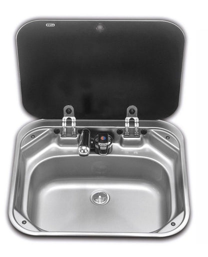Dometic-Smev 8005 Sink & Smev 8002 2 Burner Hob Combo