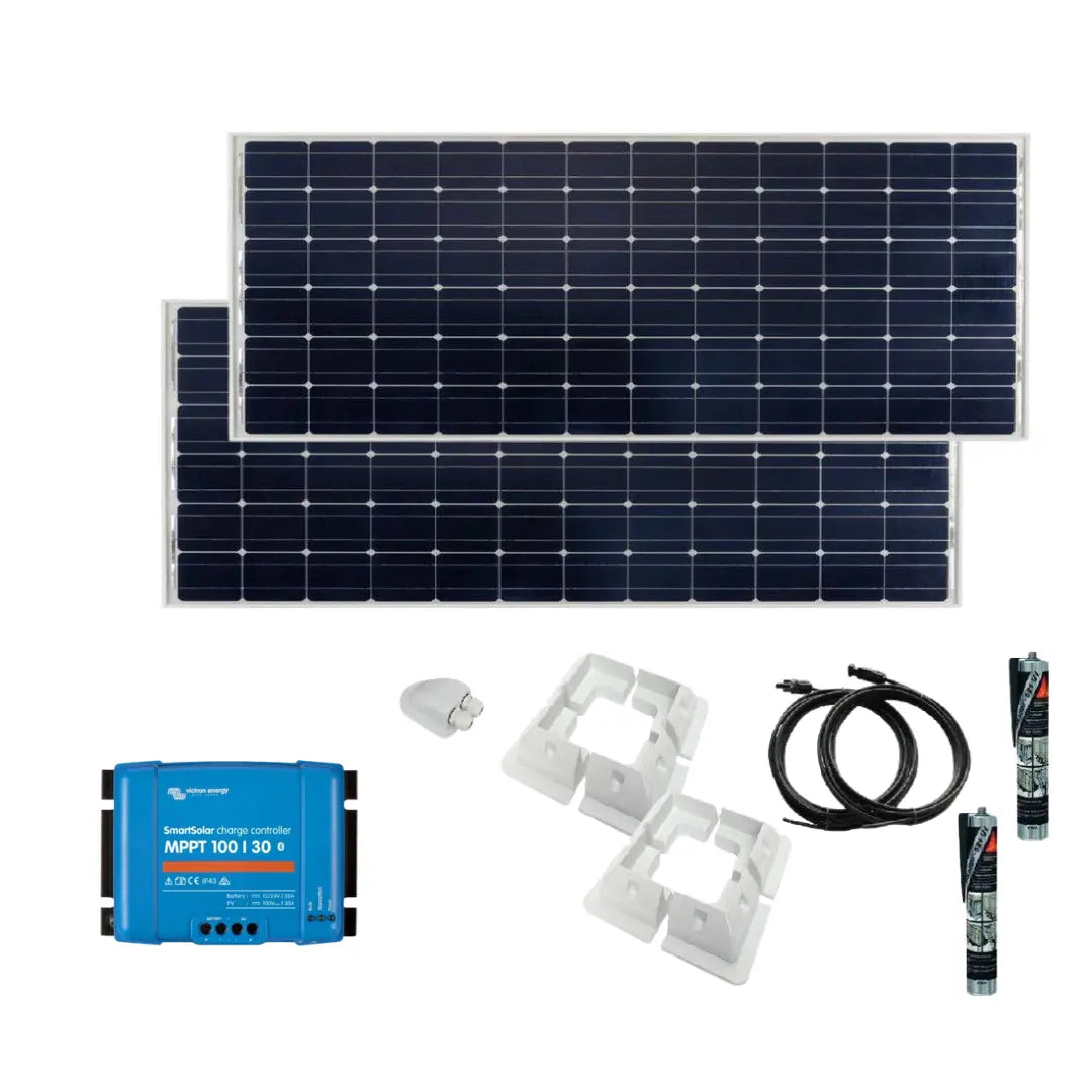 370W Victron Solar Panel Kit with Smart MPPT Crafty Camper Supplies