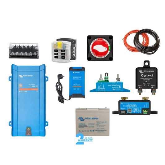 Bronze Electrical System – Basic 12V 500VA AGM Kit