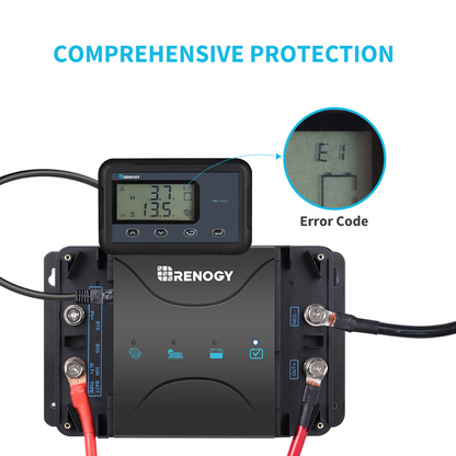 Monitoring Screen for 30/50A DC-DC MPPT Battery Charger