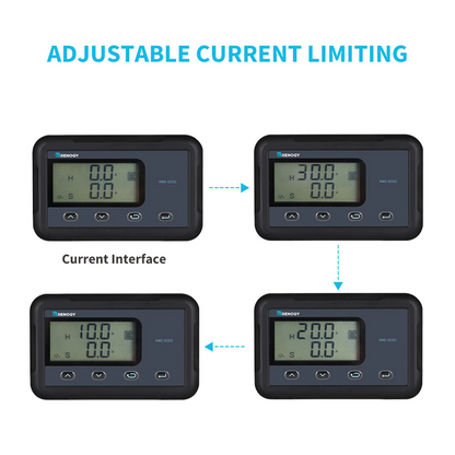 Monitoring Screen for 30/50A DC-DC MPPT Battery Charger