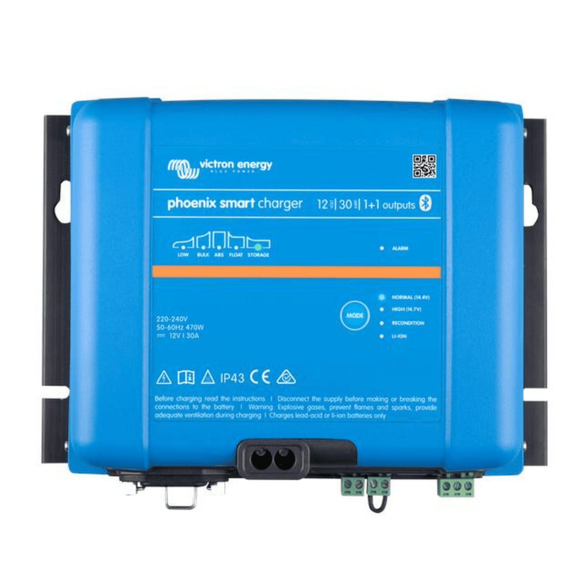 Victron Energy Smart IP43 Charger 12/30 (1+1) 120–240V – PSC123051095