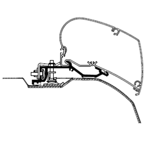 THULE OMINISTOR 6300 DUCATO PACK (AWNING, BRACKET & SEAL)