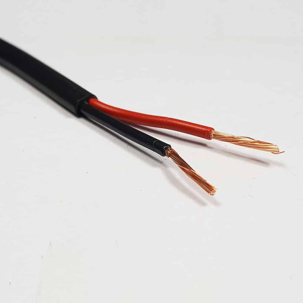 Thinwall Flat Twin 1.5mm² (2 x 21/0.30) 21 Amp Cable
