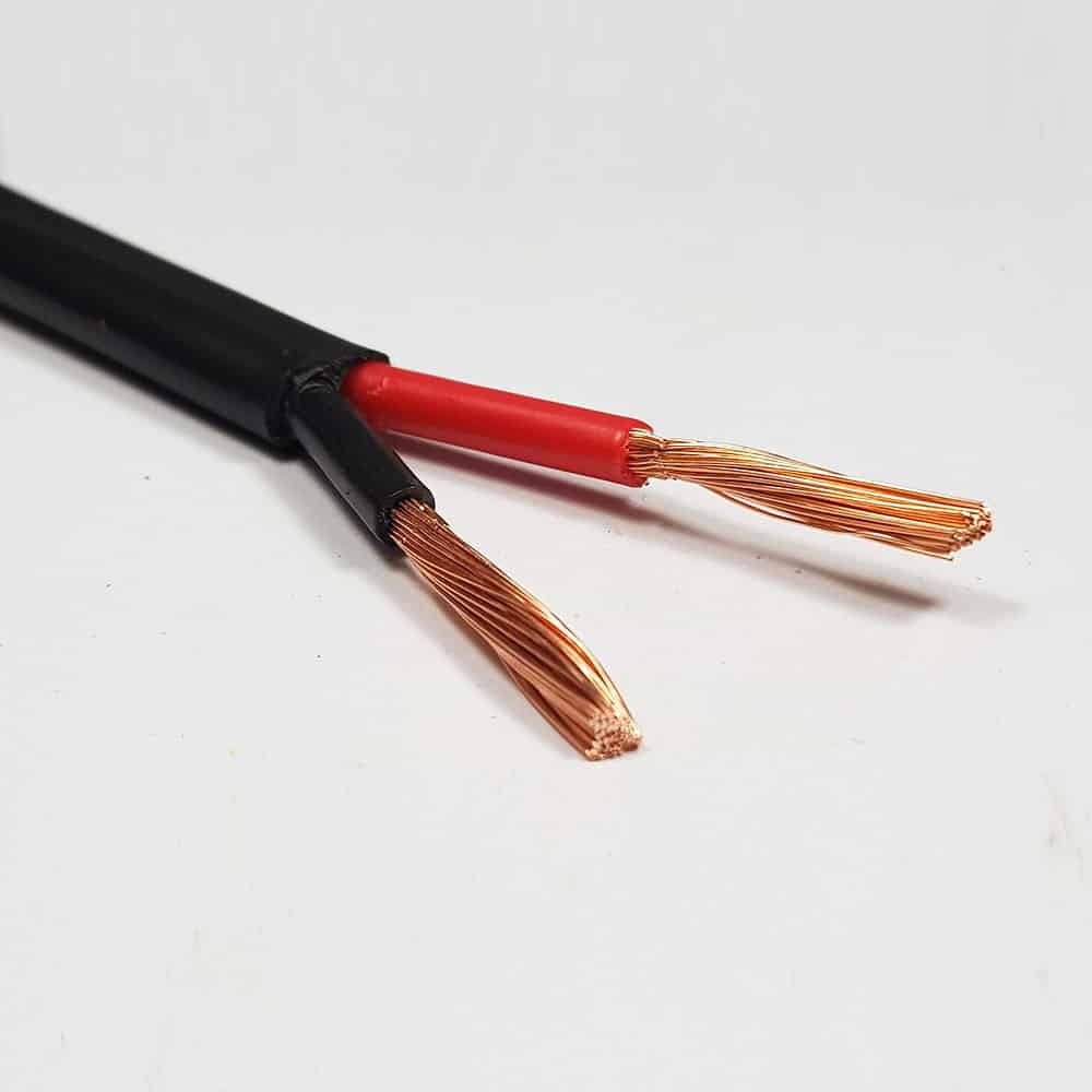 Thinwall Flat Twin 4.5mm² (2 x 65/0.30) 42 Amp Cable
